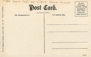 Cape Cod Massachusetts C-1910 Postcard Views Comic humor Thomson Thomson 24-9113