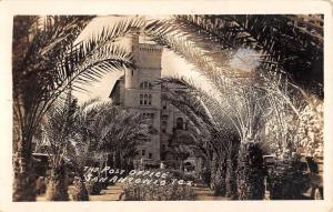 San Antonio Texas Post Office Real Photo Antique Postcard K102701