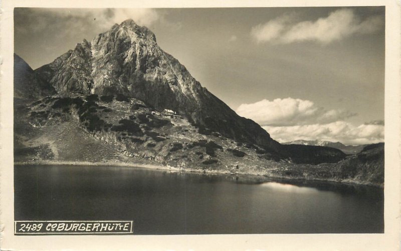 Austria Coburgerhutte panorama photo postcard