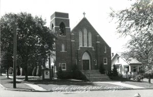 RPPC Postcard; Grace Lutheran Church, Wayne NE, LL Cook N91 Unposted