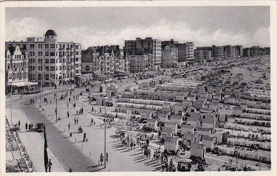 Belgium Knokke Albert Plage Panorama de la Digue 1960 Photo