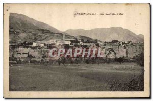 Postcard Old Embrun general view Roc