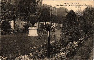CPA Clichy Les Jardins de la Place des Fetes (1314175)