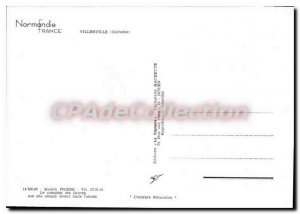 Postcard Modern House Villerville Friess Camping Des Graves