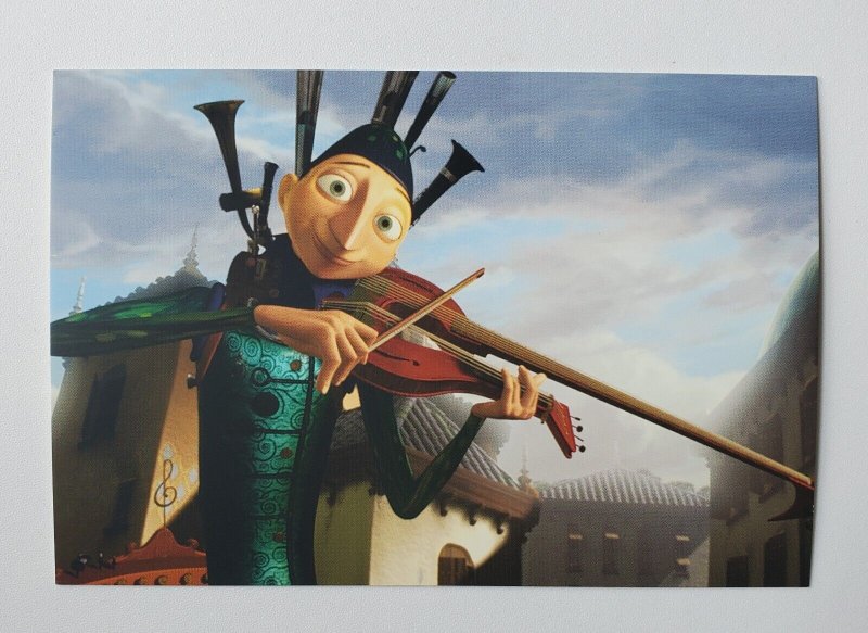 Treble One Man Band Film Image Pixar Postcard