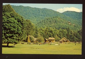 Cherokee, North Carolina/NC Postcard, Oconaluftee Visitors Center, Smoky Mts