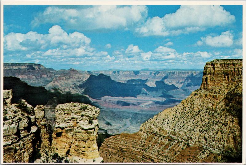 Grand Canyon National Park AZ Arizona South Rim Unused Postcard D55