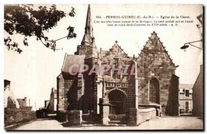 Old Postcard Perros Guirec Church of Clarity