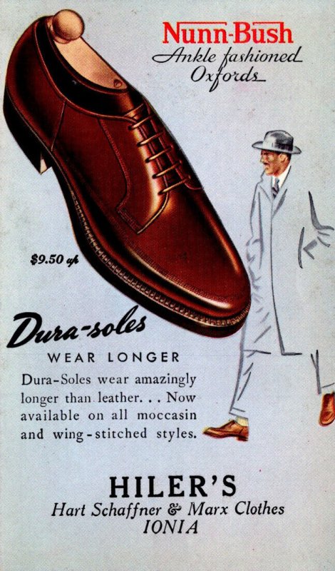 Advertising Shoes Nunn Bush Ankle Fashioned Oxfords