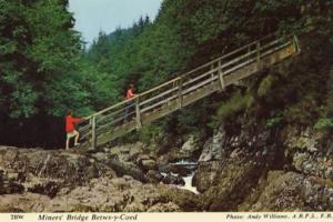 UK - England, Betws-y-Coed, Miners' Bridge