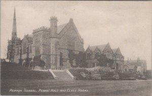 Derbyshire Postcard - Repton School, Pears' Hall and Class Rooms  XT271