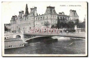 Paris Postcard Old City Hall