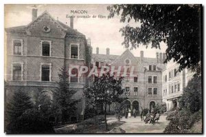 Old Postcard Macon Normal School girls