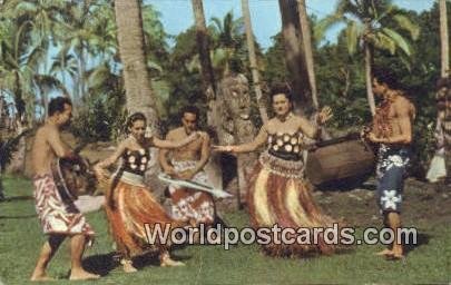 Island Dancers Fiji, Fijian Writing on back 