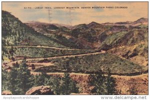 Colorado Denver Mountain Parks Lariat Trail Lookout Mountain 1948
