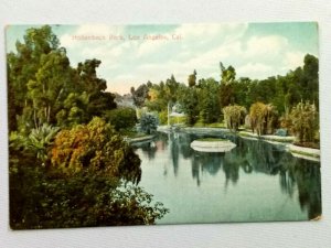 Vintage Postcard 1909 Hollenbeck Park Los Angeles CA Road of a Thousand Wonders