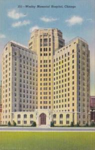 Illinois Chicago Wesley Memorial Hospital 1950 Curteich