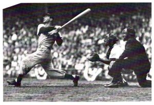 Joe DiMaggio bats a double 1949 All Star Game
