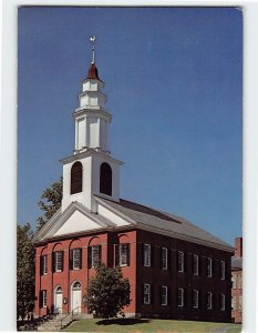 Postcard The Brick Church Meetinghouse, Deerfield, Massachusetts