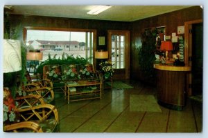 Iowa Falls Iowa IA Postcard Andy Zeta Thompson Scenic City Motel c1960 Vintage