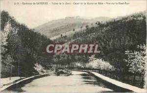 Postcard Old Surroundings of Saverne Valley of the Zorn Canal de la Marne yea...