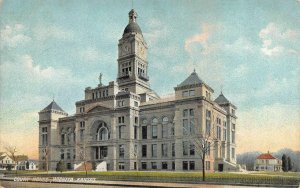 WICHITA, Kansas KS   COURT HOUSE~Nearby Homes   c1910's Courthouse Postcard