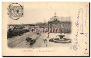 Bordeaux - Customs and South Quays - Old Postcard