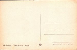 Postcard Italy Caserta Luigi Vanvitelli Monument