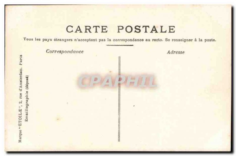 Paris - 6 - Church of Saint Germain des Pres Old Postcard