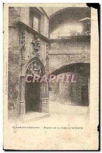 Old Postcard Clermont Ferrand Maison De La Familie Savaron