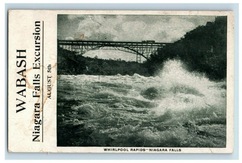 c. 1910 Wabash R.R. Niagara Falls Excursion Vintage Postcard P56 