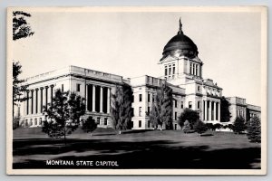 Montana State Capitol RPPC Real Photo Postcard V23