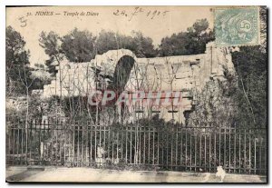 Postcard Old Nimes Temple of Diana