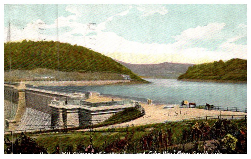 New York Croton -on-Hudson , Croton Dam , lake view from South side