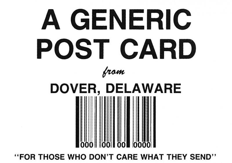 Dover, Delaware - Generic Post Card