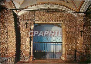 Postcard Modern Evora Portugal St Francis church Bones chapel XVIth cnetury