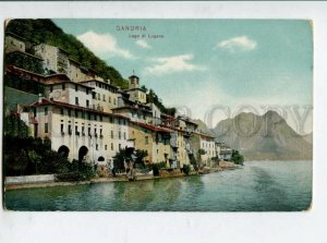 3131487 ITALY GANDRIA Lago di Lugano Vintage postcard