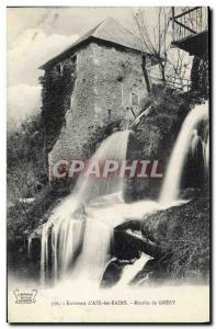 Postcard Old Mill Surroundings d & # 39Aix les Bains Mill Gresy
