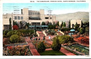 California Santa Barbara The Samarkand Persian Hotel 1928