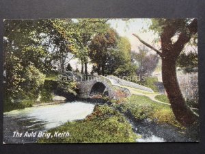 Scotland: Moray KEITH The Auld Brig c1910 Old Postcard Pub by J.W.B.