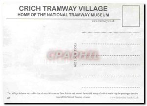 Modern Postcard Crich Tramway Village