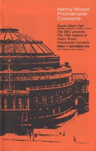 Henry Wood Promenade Concerts 1970 Heather Harper Programme