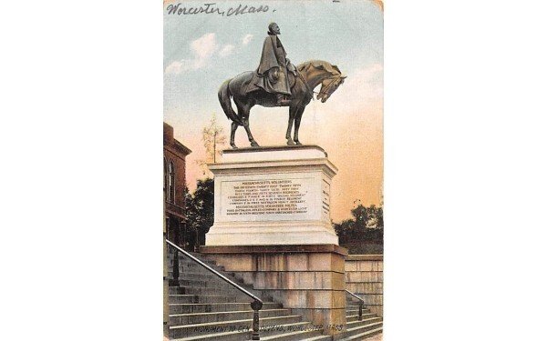 Monument of Gen. Devens in Worcester, Massachusetts