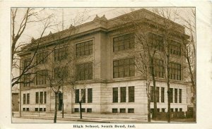 IN, South Bend, Indiana, High School, Postmark 1911