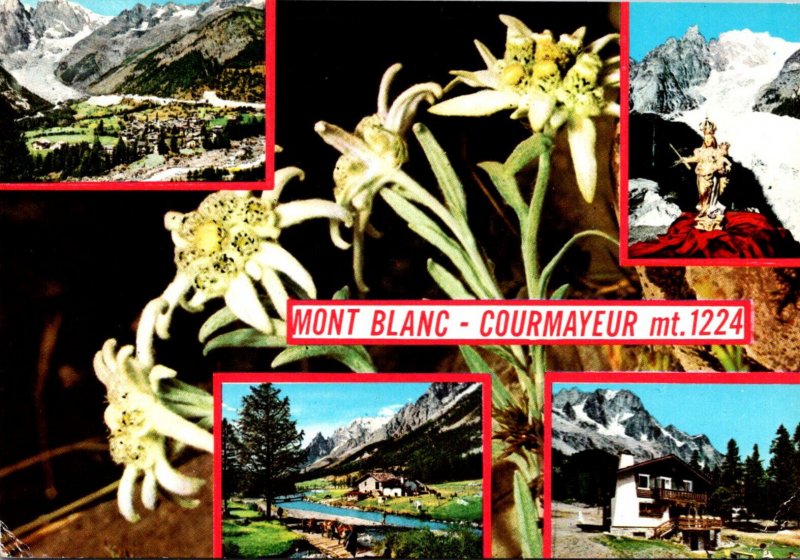 Italy Courmayeur Mont Blanc Multi View 1969