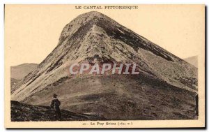 Old Postcard Chaos Castel Tinet and Puy Griou