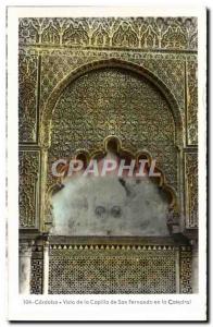 Old Postcard Cordoba Vista De La CapillaDe San Fernando in La Catedral