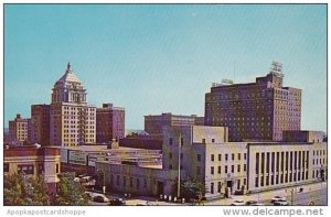 Illinois Peoria Interesting Sky Line Study Of Business District In Downtown P...