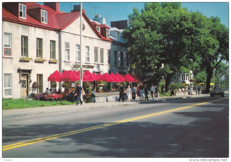 Cafe Terrace on Grande-Allee, QUEBEC CITY, Quebec, Canada, PU-1989