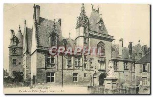 Old Postcard Bourges Facade of the Palace Jacques Coeur